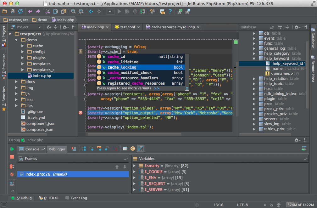 JetBrains PhpStorm 2023.1.3 instal the new version for android