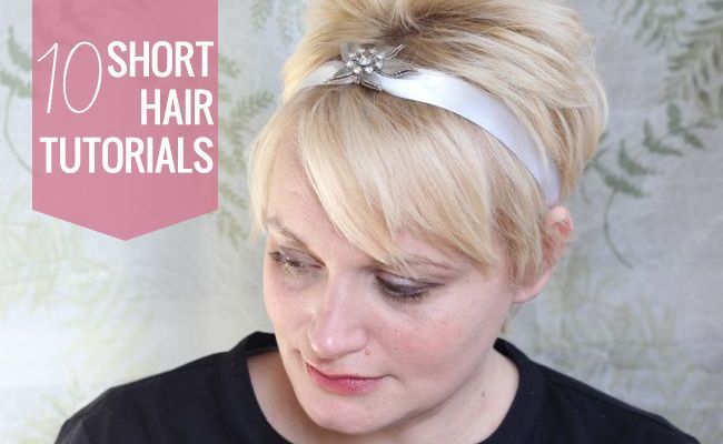 cute things to do with short hair