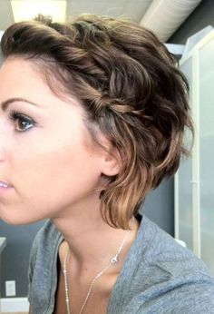 cute up hairstyles for short hair