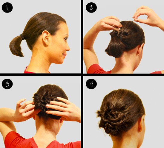 cute updo hairstyles for short hair