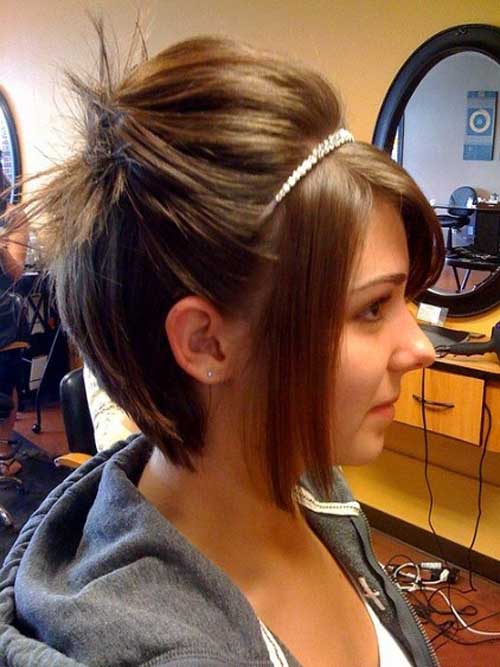 cute updo hairstyles for short hair