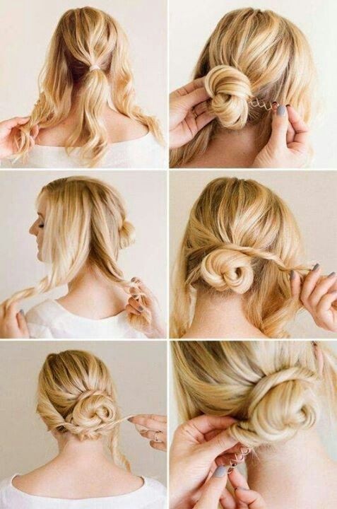 cute updo hairstyles for short hair